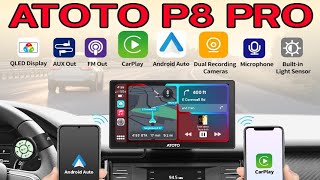 ATOTO P8 Pro review, 7' OnDash Car GPS Navigation, Wireless CarPlay & Wireless Android Auto + SWC