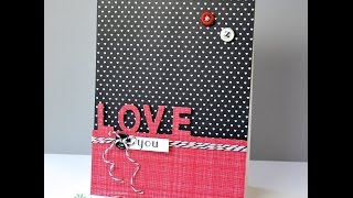 Partial Die Cut Word Border Tutorial