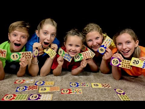 learn-english-numbers!-fun-wooden-counting-puzzles-with-sign-post-kids!