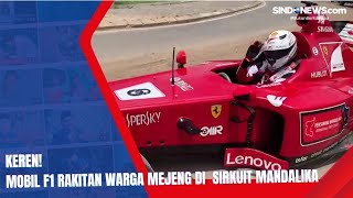 Keren!  Mobil F1 Rakitan Warga Mejeng di Kawasan Sirkuit Mandalika