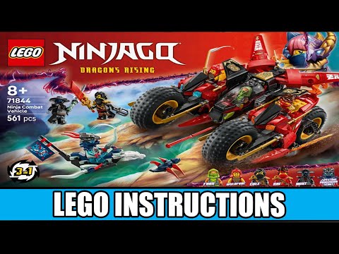 LEGO Instructions - Ninjago - 71844 - Ninja Combat Vehicle