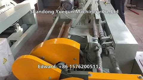Small core veneer peeling machine