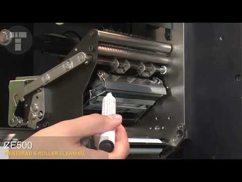 Zebra ZE500 Printhead and Roller Cleaning Instructions