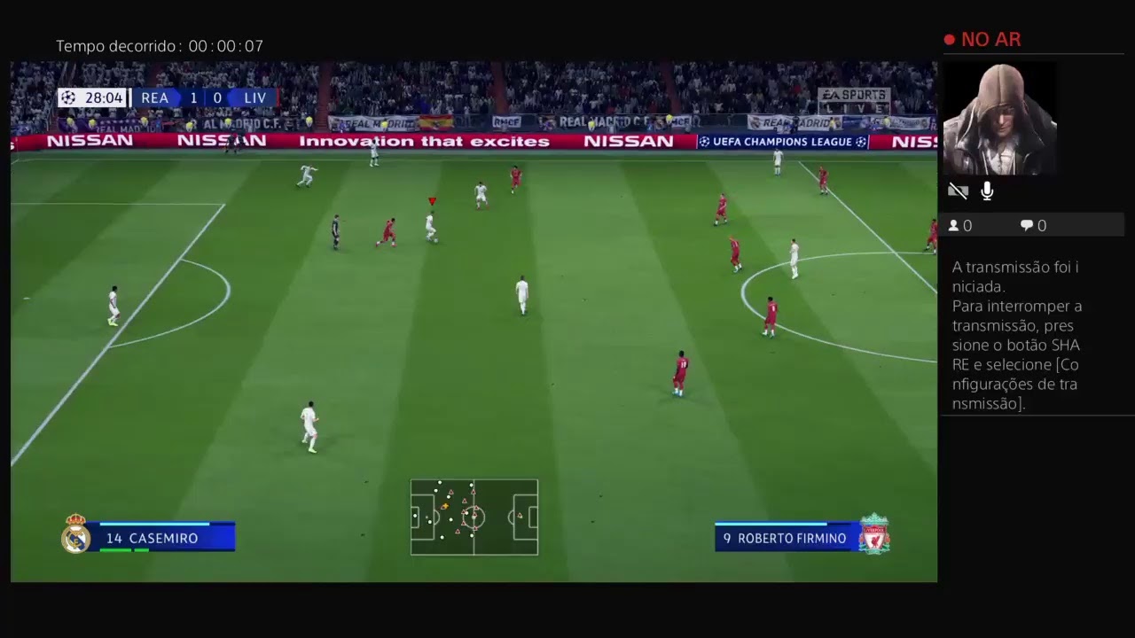 Transmissão ao vivo do PS4 de sohhedim Amistoso contra IA LENDÁRIO