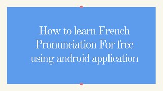 Pronounce it Right - French(Android application) screenshot 5