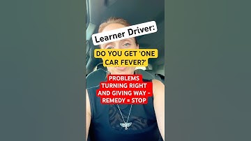 Problems turning right and giving way. Learner driver #learner #learnerdriver #learningtodrive
