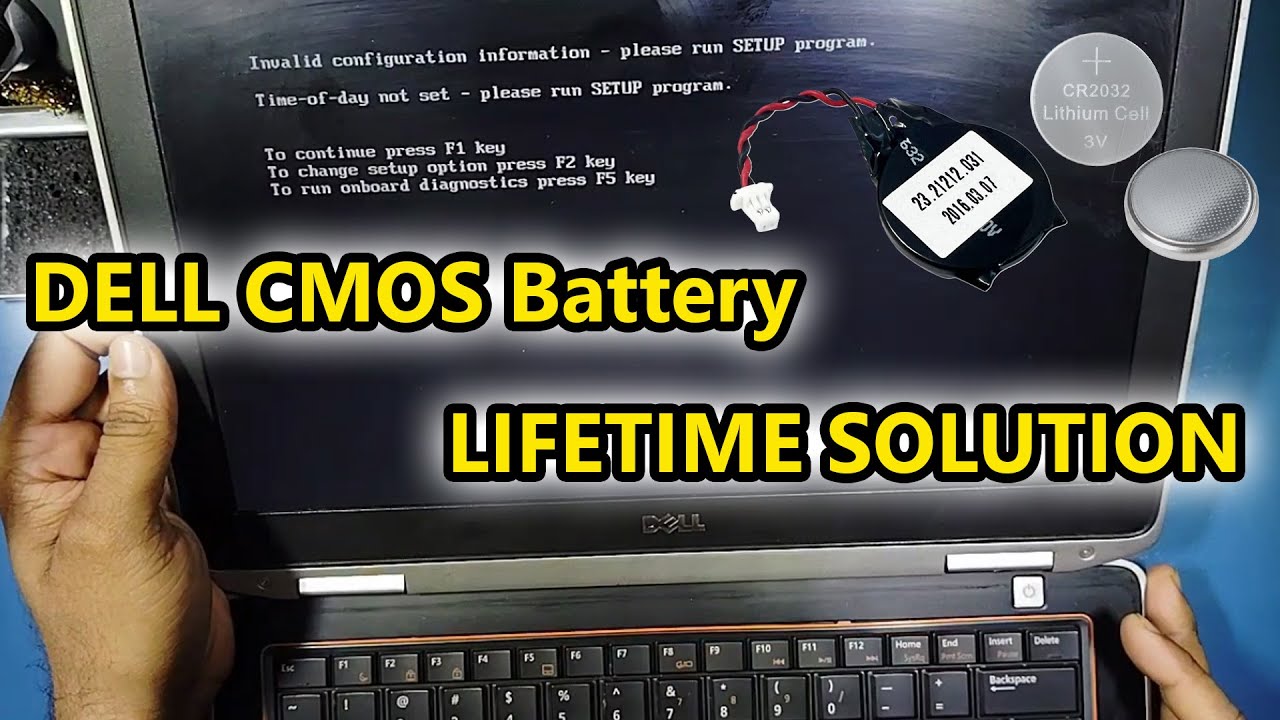 Замена и модификация батареи CMOS на ноутбуке Dell Latitude E6320 (больше никаких ошибок даты/вре...