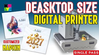 Hot printer! Digital napkin fast full color single pass printer!