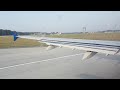 Take off Katowice Airport - start samolotu