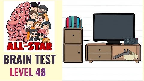 Brain Test All Star Level 48 | Turn on the TV | Walkthrough