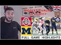 British Soccer Fan Reacts to College Football - Ohio State vs Michigan Highlights (Biggest Rivalry?)