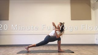 20 Minute "Go with the Flow" Yoga Class