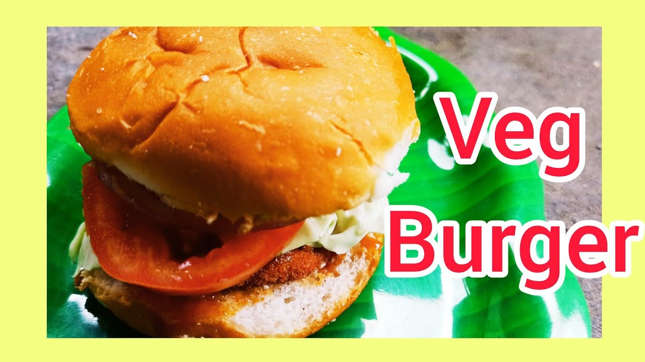 Vegetable burger recipe/how to make veg burger in tamil/burger recipe