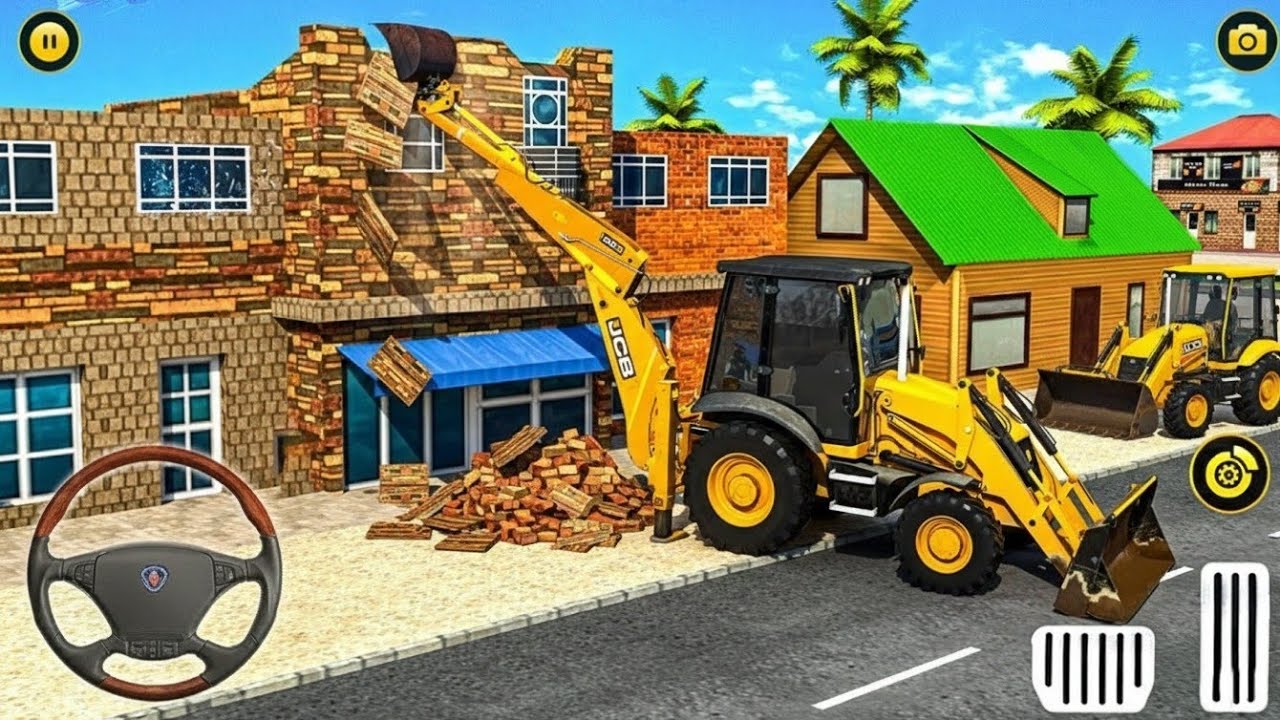 JCB Simulator 3D USA | Bulldozer & Excavator Gameplay | Android Gameplay 