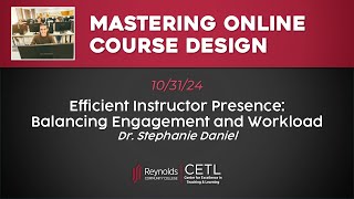 Celebrity Efficient Instructor Presence: Balancing Engagement and Workload Wealth