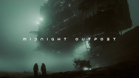 MIDNIGHT OUTPOST: Deep Sci Fi Ambience Music For Midnight Relaxation - Cyberpunk Dark Ambient
