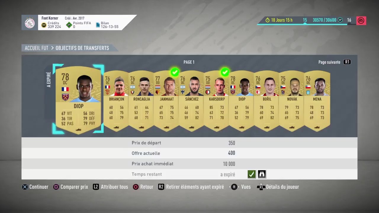 Fifa 20 - Achat Revente - Tech Boonze + pack