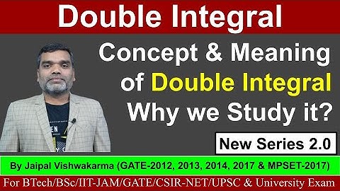 Concept of Double Integral II Why double Integral is important ? II Integral Calculus #gate #iitjam
