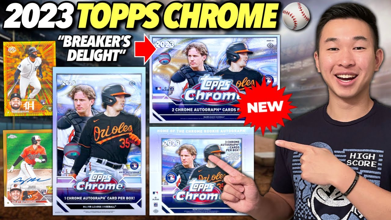 *BIG HITS! 🤯🔥* BRAND NEW 2023 Topps Chrome Baseball Hobby, Jumbo