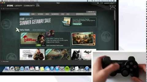 How To Use A PS3 Controller With A Mac WIRELESS) 2013