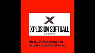 Why 3B is the cutoff on a hit to LF with runner on 2.