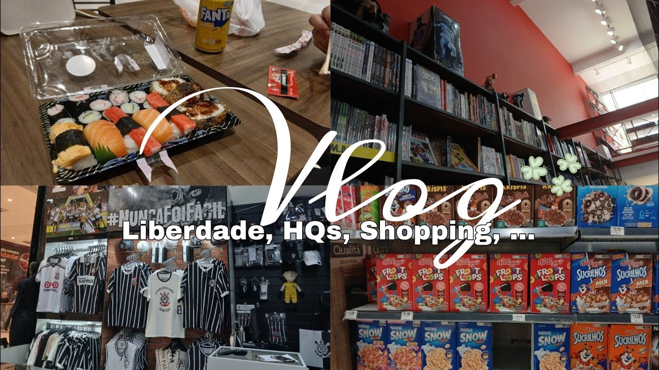 Vlog 🌺 | shopping, liberdade, comida japonesa, corinthians, marvel... 