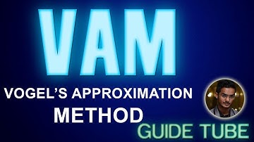 VAM | Vogel Approximation Method 3x3 Matrix Solved
