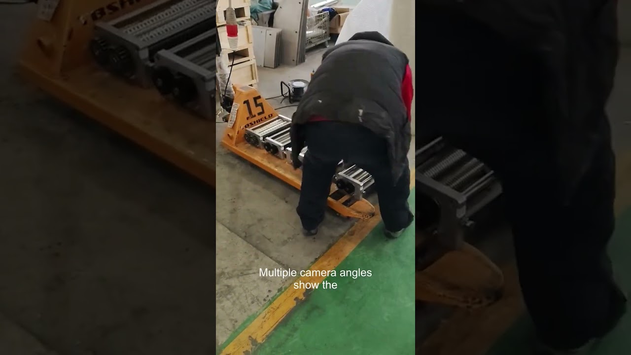 Round and square wrapper forming machine factory test