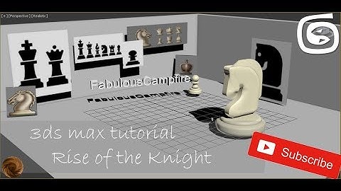3ds max chess figure Rise of the knight model tutorial