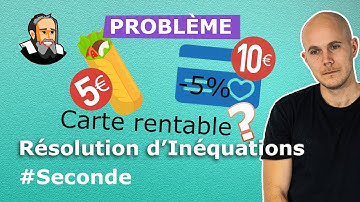 Résoudre un PROBLÈME avec une INÉQUATION - Exercice Corrigé - Seconde