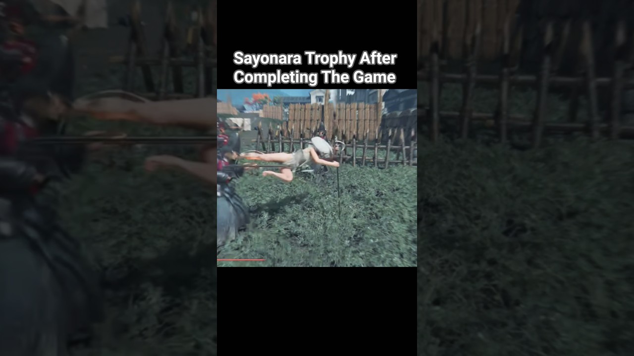 Ghost Of Yotei Sayonara Trophy