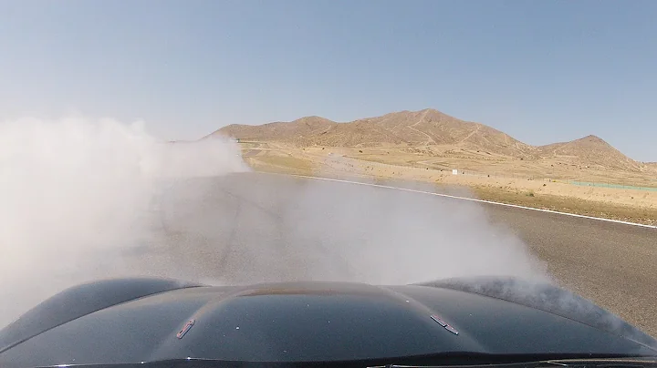 2009 Corvette Z06 (C6) LS7 blows up on track.