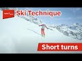 Ski Technique Demonstration | Short Turns