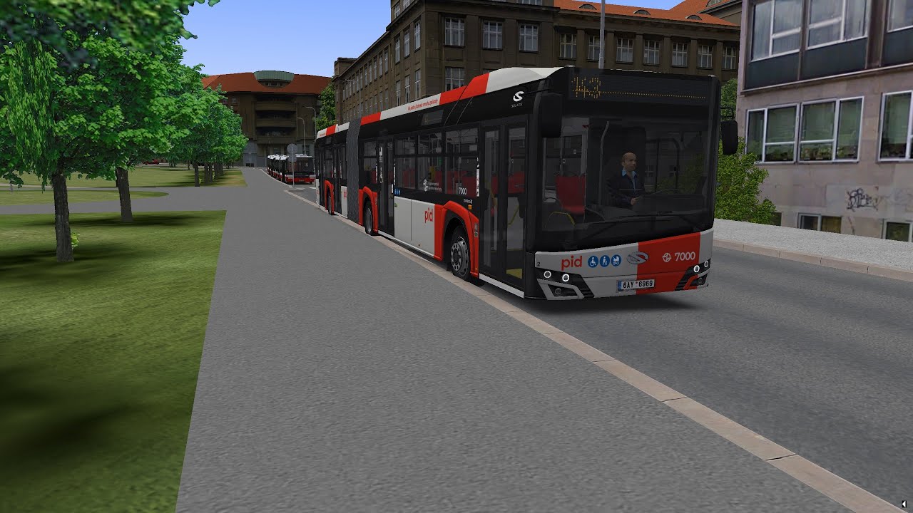 OMSI 2 AFG Prague Citybus Linka 143 Dejvická "A" - Stadion Strahov