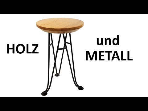 🔥🛠 Beistelltische aus Holz und Eisen selber bauen - Schweißen und Holzwerken mit Mother Nature