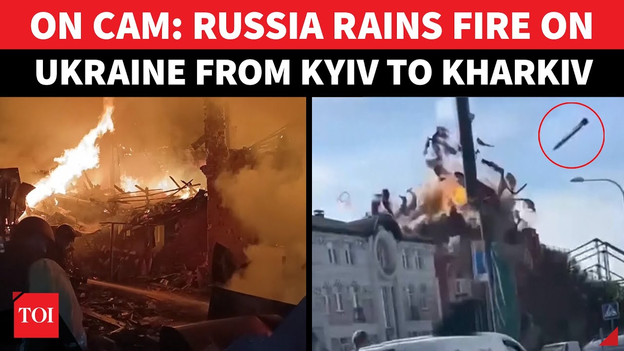 Ukraine Skies Explode, Capital Kyiv On Fire; On Putin Orders, Russia Unleashes Mayhem | WATCH