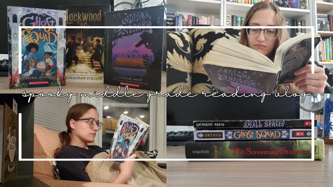 reading spooky middle grade(ish) books for a week | a reading vlog