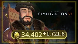 [문명6] 신난이도 턴골드 +2000 무역왕 포르투갈💸 (Sid Meier's Civilization® VI: Gathering Storm)