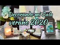 IDEAS PARA DECORAR TU SALA✨DECORACION VERANO 2020✨DECORACIÓN DE MI SALA 2020✨LIVINGROOM  DECOR