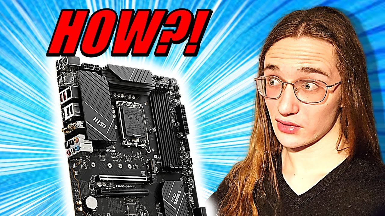 How is This Motherboard SO CHEAP?! MSI PRO B760-P WiFi 