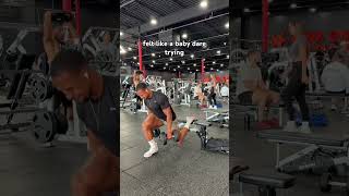Bulgarian split squat lunges are gonna be a no for me 😂 #bulgariansplitsquat #gym #bodybuilding