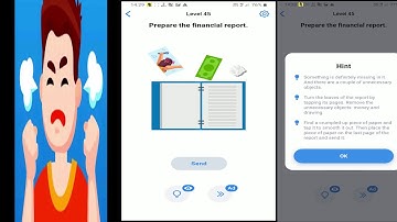 Easy Game Level 54: Prepare the financial report.