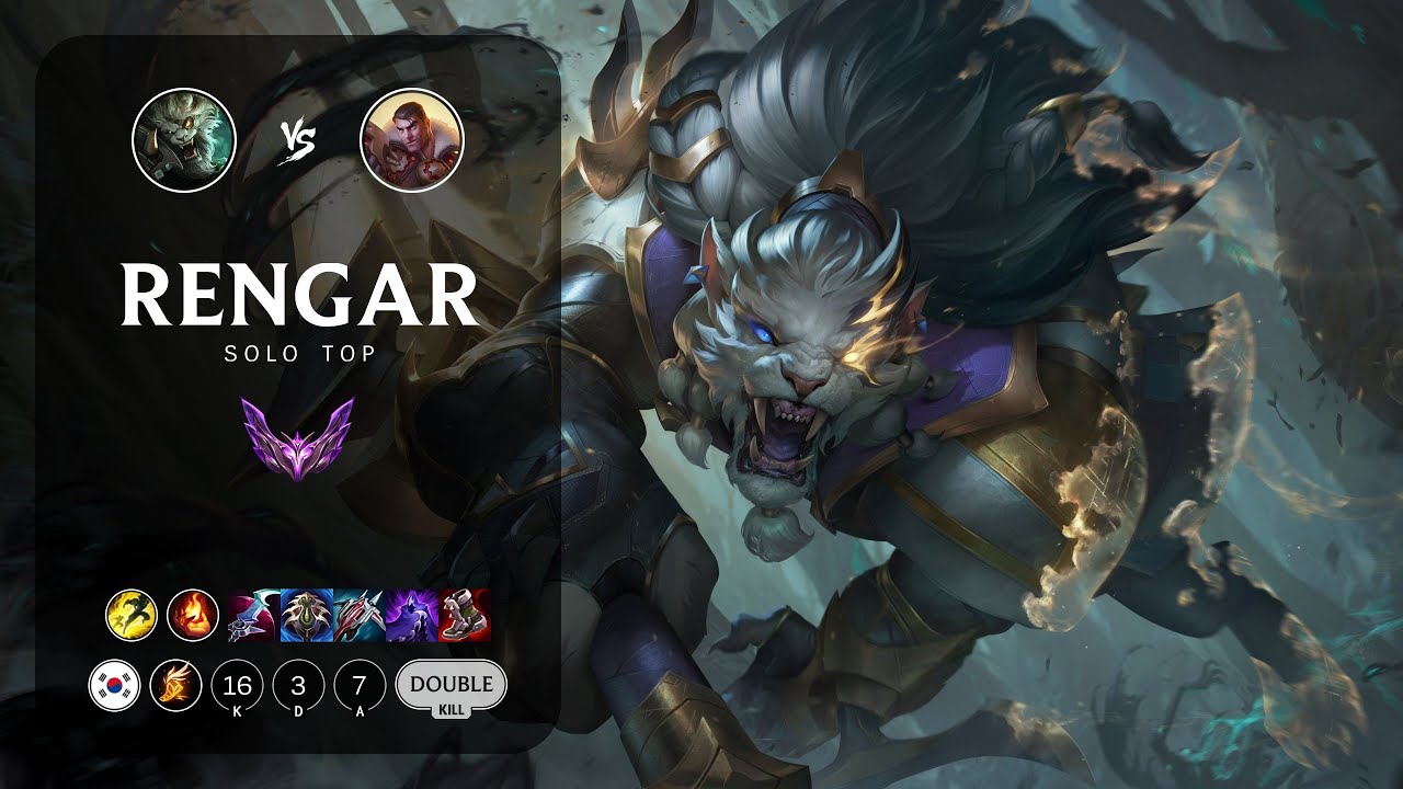 Rengar Top vs Jayce - KR Master Patch 14.7