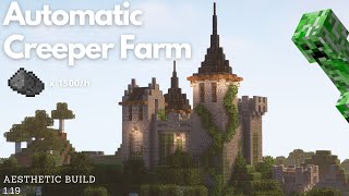 AUTOMATIC CREEPER FARM | Minecraft Tutorial | Java [1.20.4]