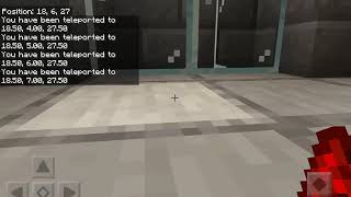 An attempt to make a working elevator with command blocks