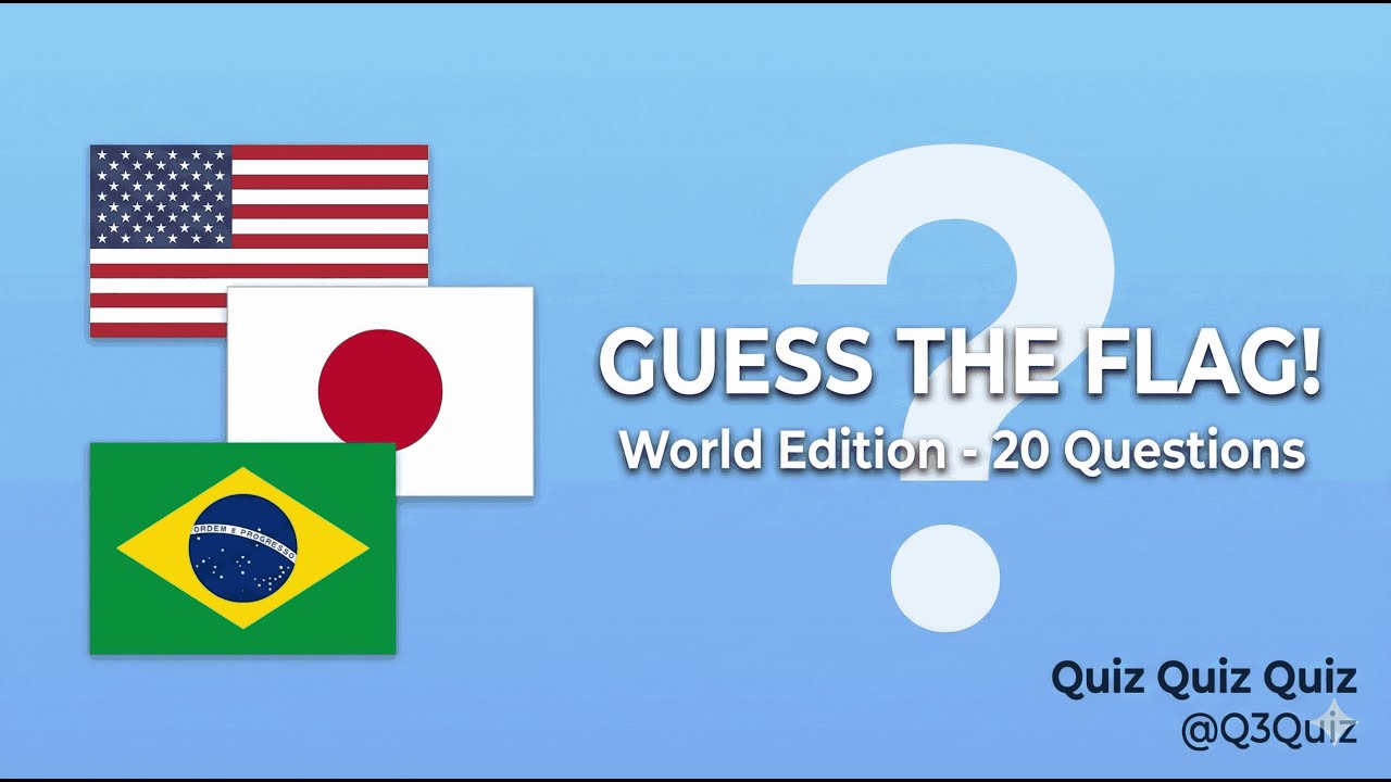 The Ultimate World Flag Quiz! Can You Name All 20? 🌏