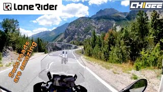 Chigge Promo life is a ride video with lone rider on swiss roads