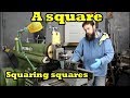 Accurate Metal Shaper Work :-) Squaring Fireball tool squares.