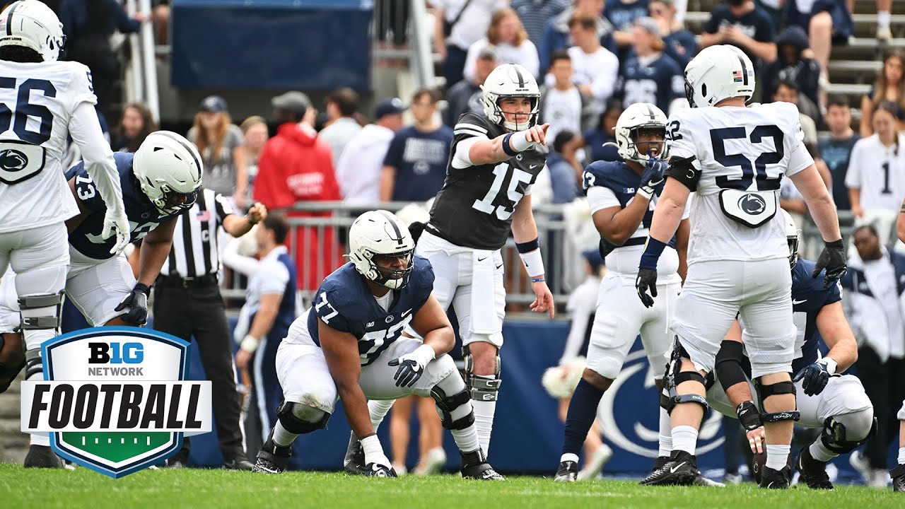 2023 Penn State Spring Football Game QB Drew Allar Showcases His