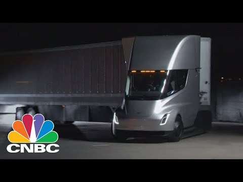 Tesla Unveils Electric Semi Truck That Allows Driver To Stand In Cab | CNBC